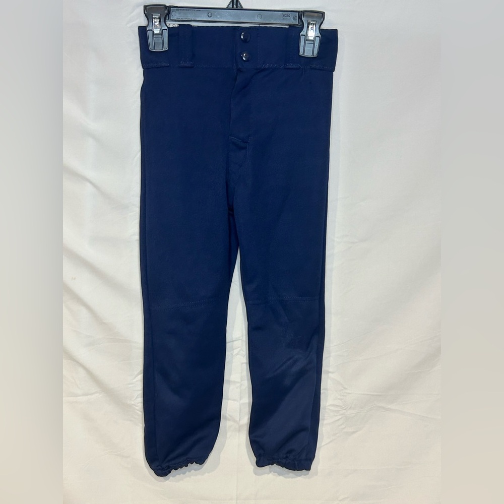 Girl’s All Star Softball pants-Navy Blue-Belt loop-Size YXS